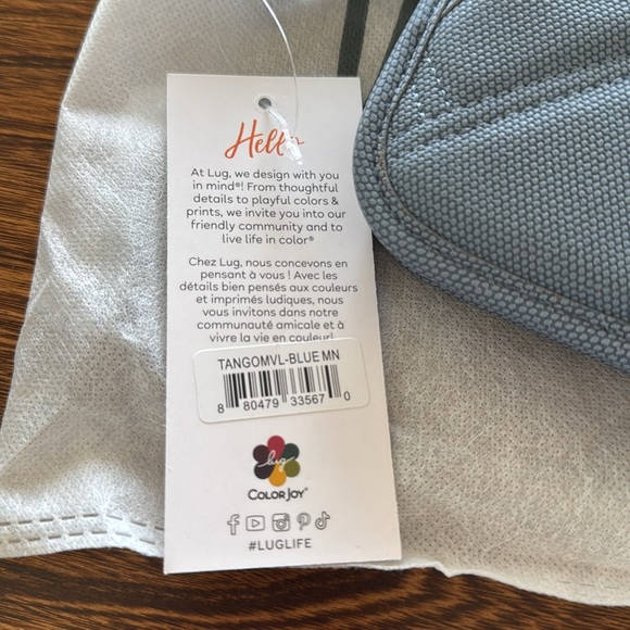 LUG TANGO WALLET MATTE LUXE VL, BLUE MOON, NWT - Picture 2 of 8